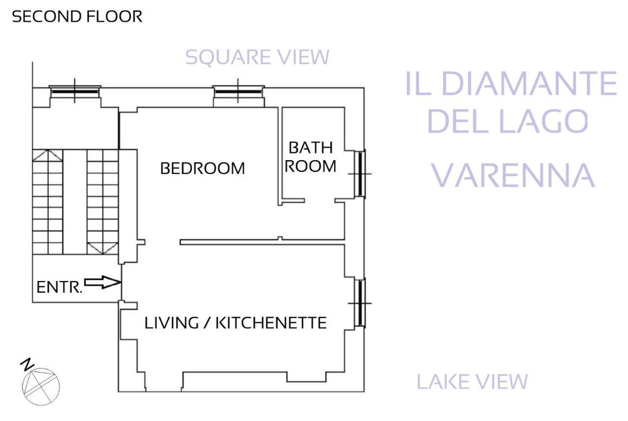 Apartamento Il Diamante Del Lago Varenna Exterior foto